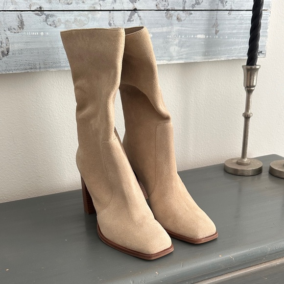 Dolce Vita Nokia Tan Women's Boots - Picture 1 of 6